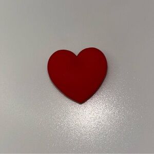 Red Heart Croc Charm